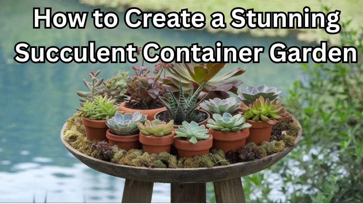 How to Create a Stunning Succulent Container Garden
