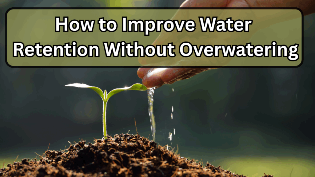 How to Improve Water Retention Without Overwatering