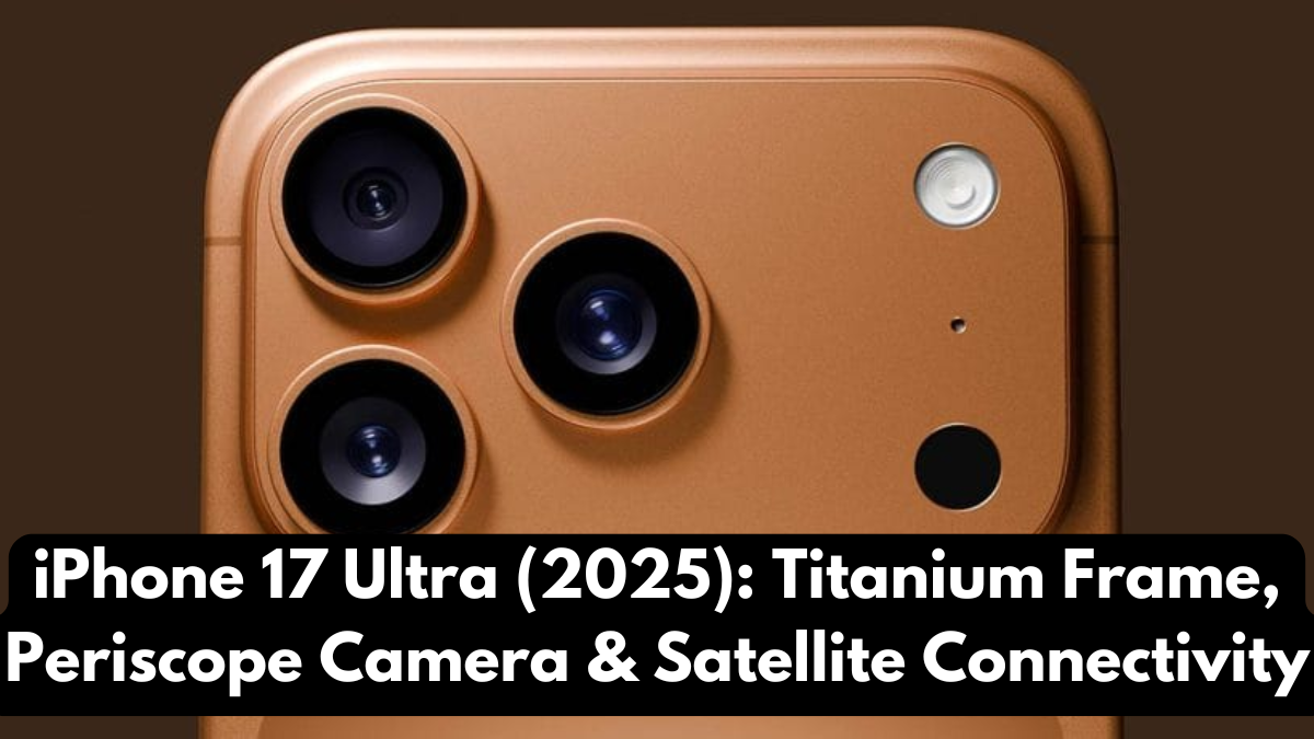 iPhone 17 Ultra (2025): Titanium Frame, Periscope Camera & Satellite Connectivity