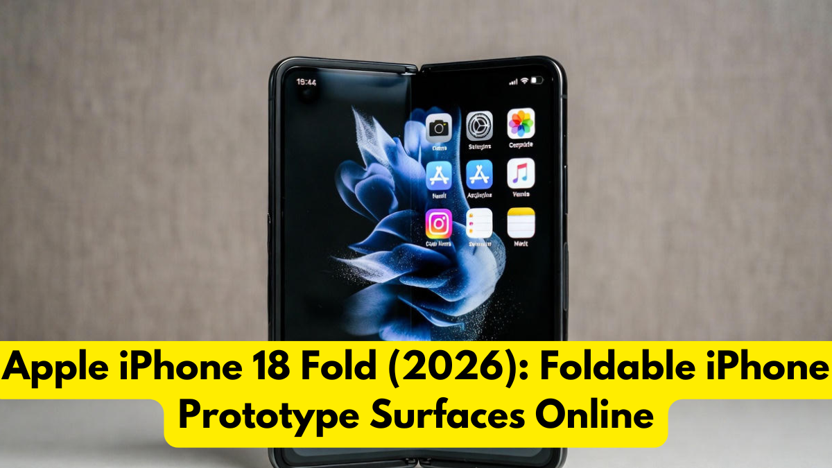Apple iPhone 18 Fold (2026): Foldable iPhone Prototype Surfaces Online