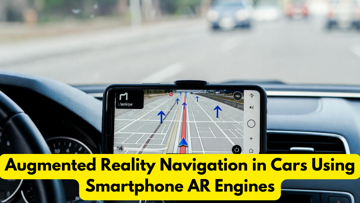 Augmented Reality Navigation in Cars Using Smartphone AR Engines