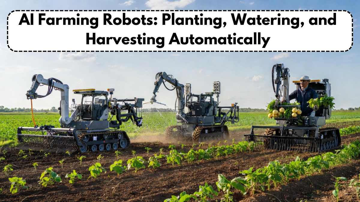 AI Farming Robots: Planting, Watering, and Harvesting Automatically