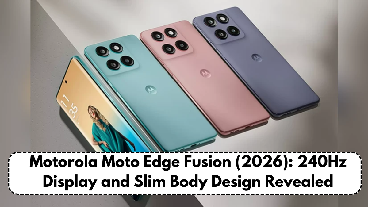 Motorola Moto Edge Fusion (2026): 240Hz Display and Slim Body Design Revealed