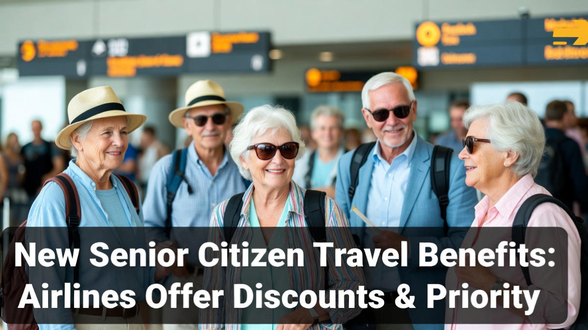 New Senior Citizen Travel Benefits: Airlines Offer Discounts & Priority