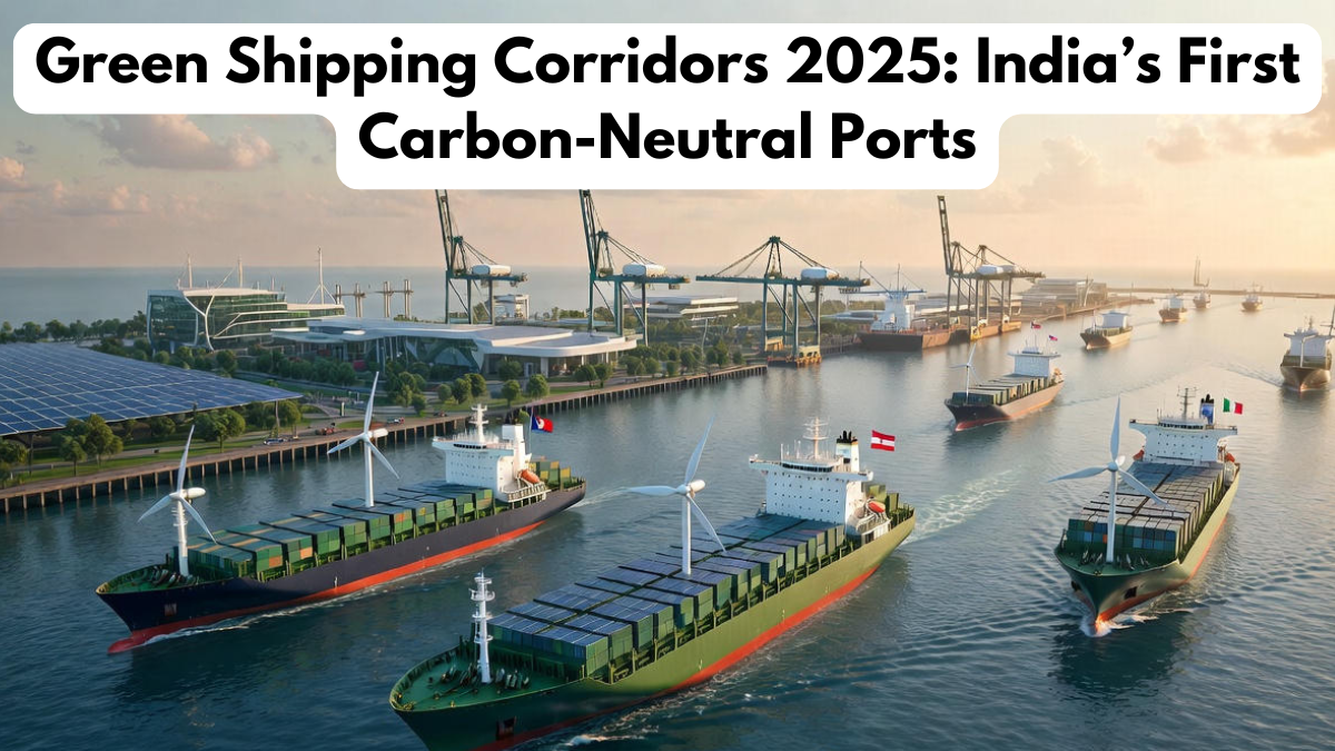 Green Shipping Corridors 2025: India’s First Carbon-Neutral Ports