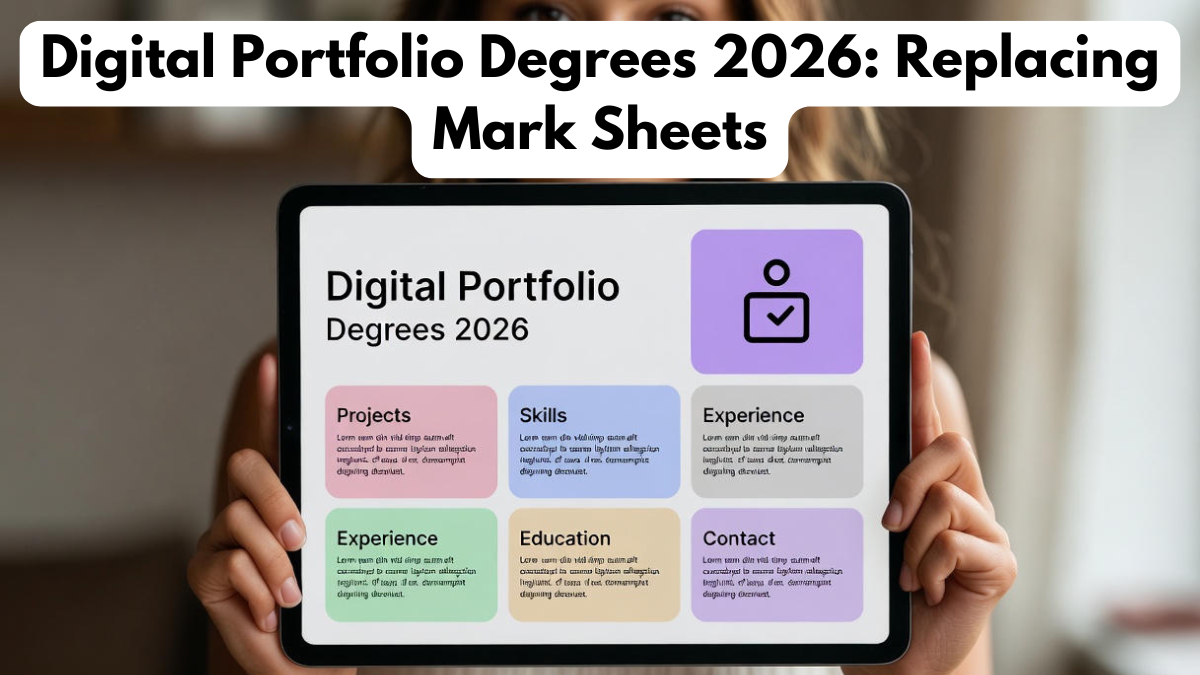 Digital Portfolio Degrees 2026: Replacing Mark Sheets