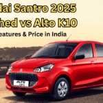 Hyundai Santro 2025 Launched vs Alto K10: Mileage, Features & Price in India