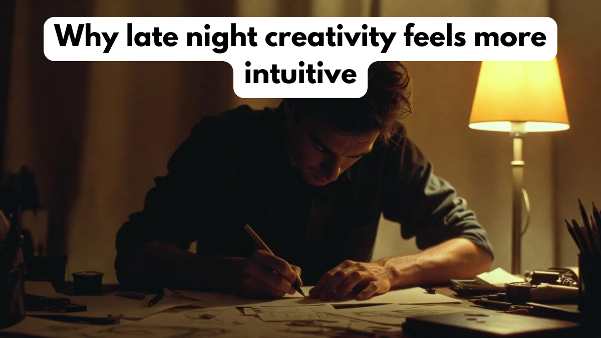 Why late night creativity feels more intuitive