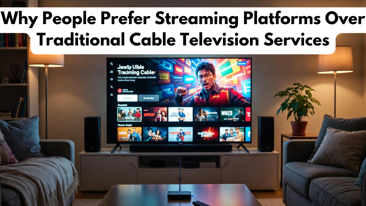 Why People Prefer Streaming Platforms Over Traditional Cable Television Services