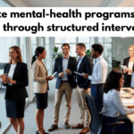 Workplace mental-health programs reducing stigma through structured interventions