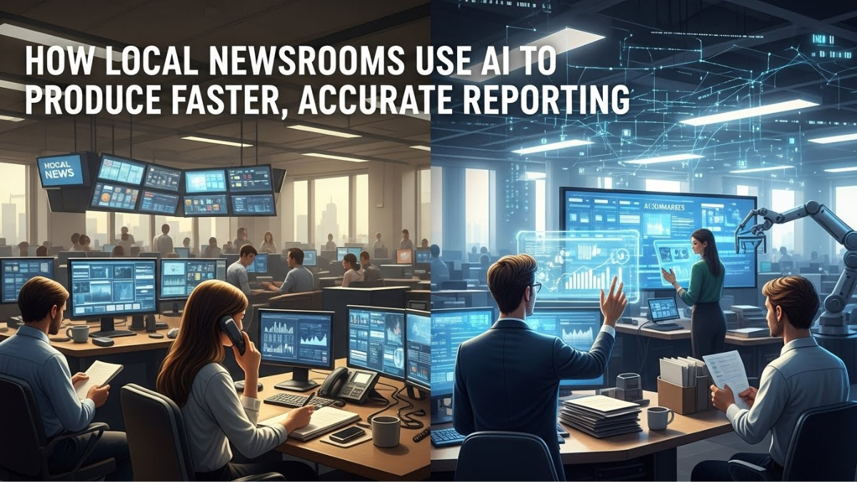 How Local Newsrooms Use AI To Produce Faster, Accurate Reporting