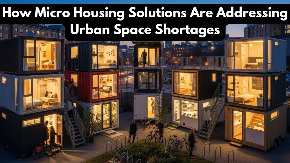 How Micro Housing Solutions Are Addressing Urban Space Shortages