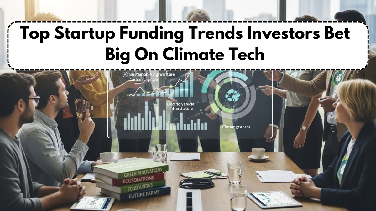 Top Startup Funding Trends Investors Bet Big On Climate Tech