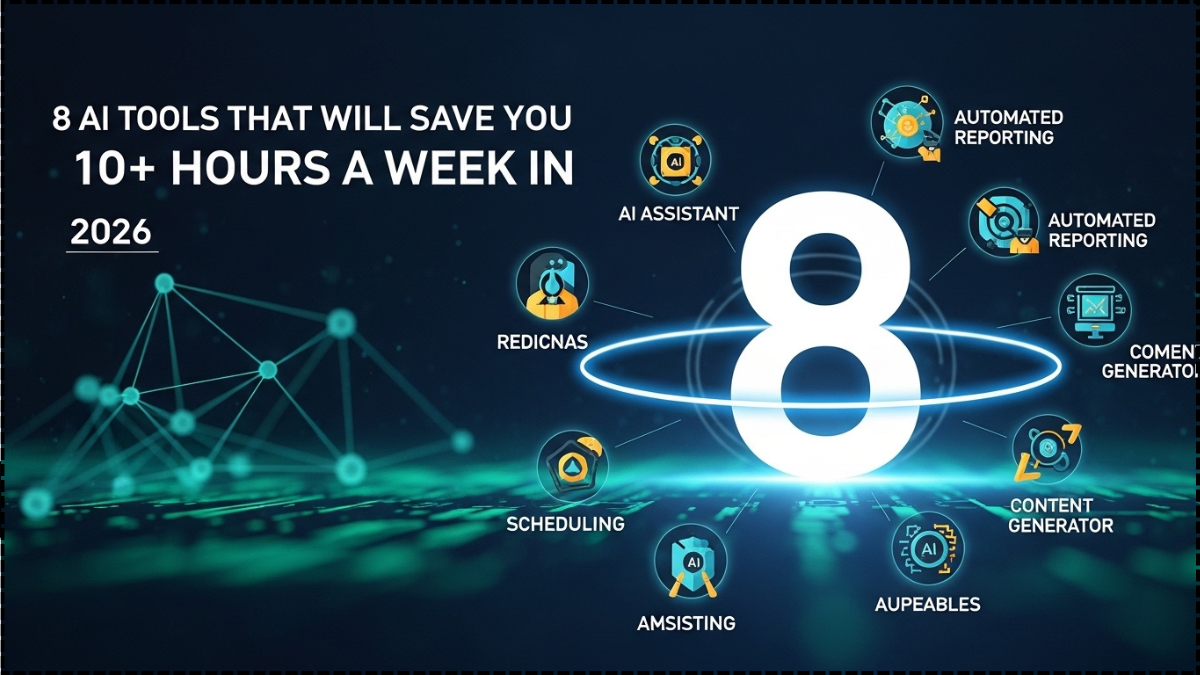 8 AI Tools That Will Save You 10+ Hours a Week in 2026
