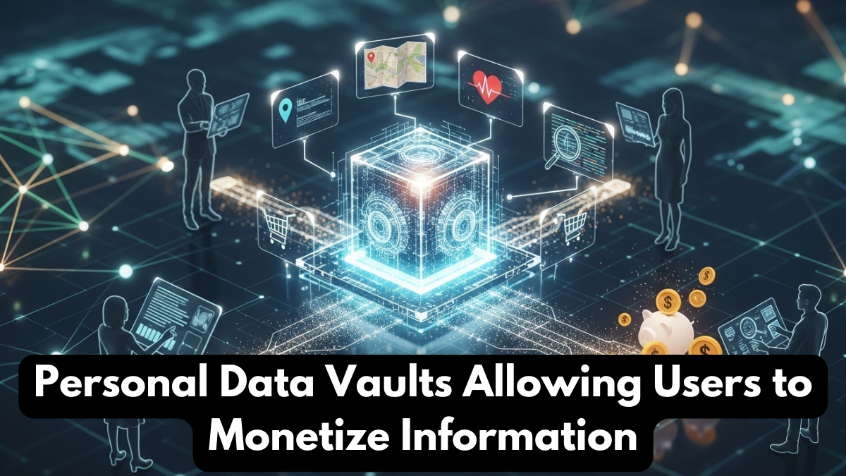 Personal Data Vaults Allowing Users to Monetize Information