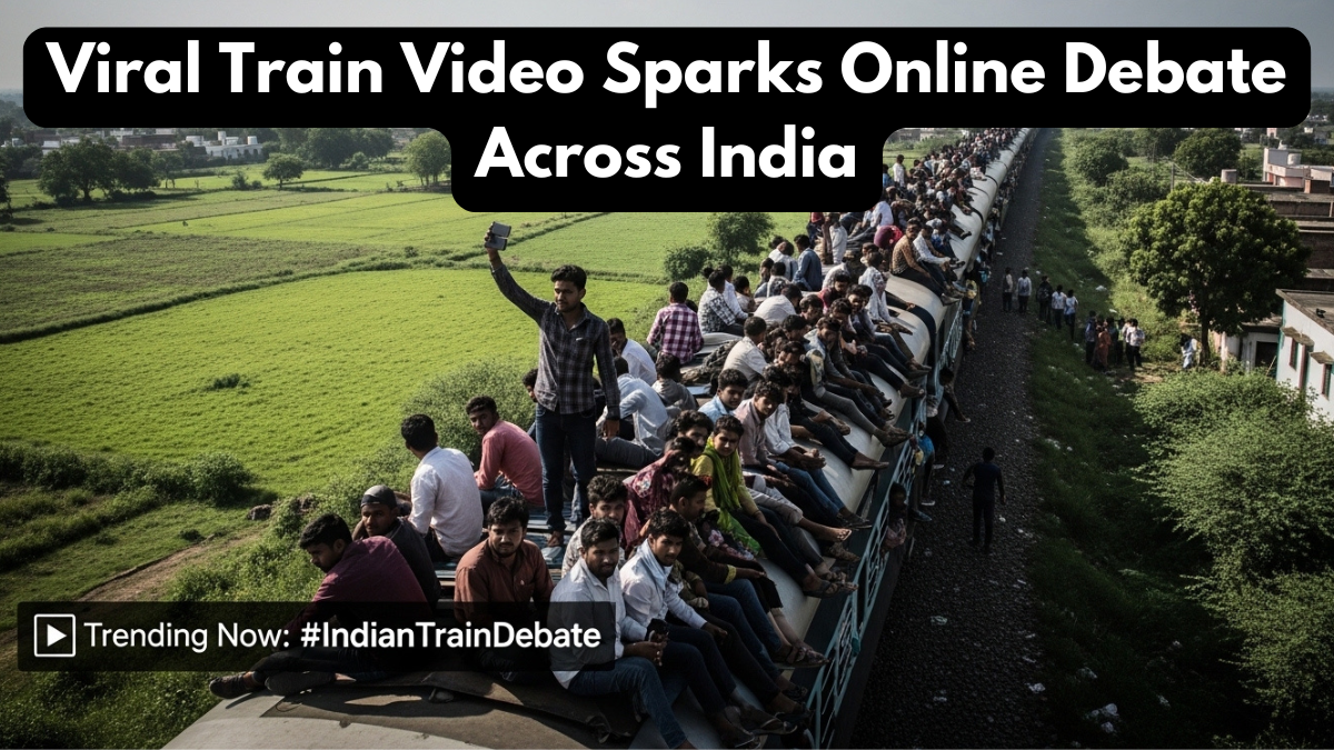 Viral Train Video Sparks Online Debate Across India