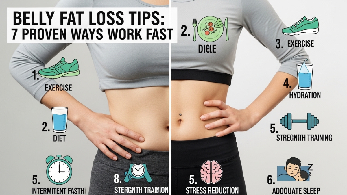 Belly Fat Loss Tips: 7 Proven Ways That Work Fast