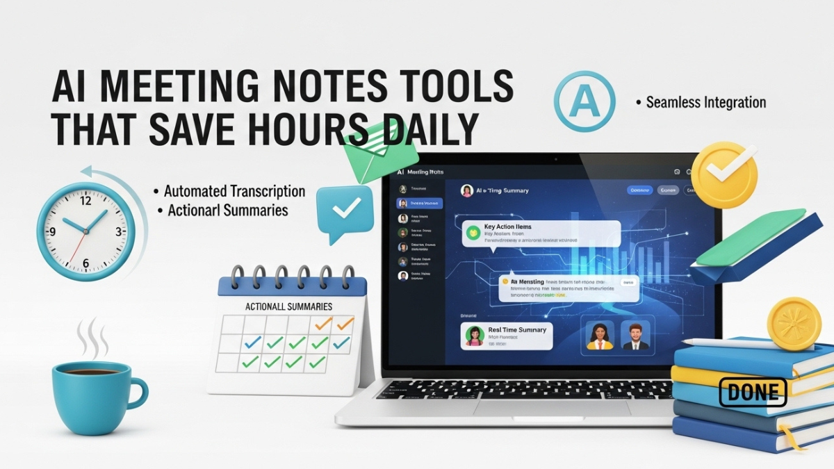 AI Meeting Notes Tools That Save Hours Daily