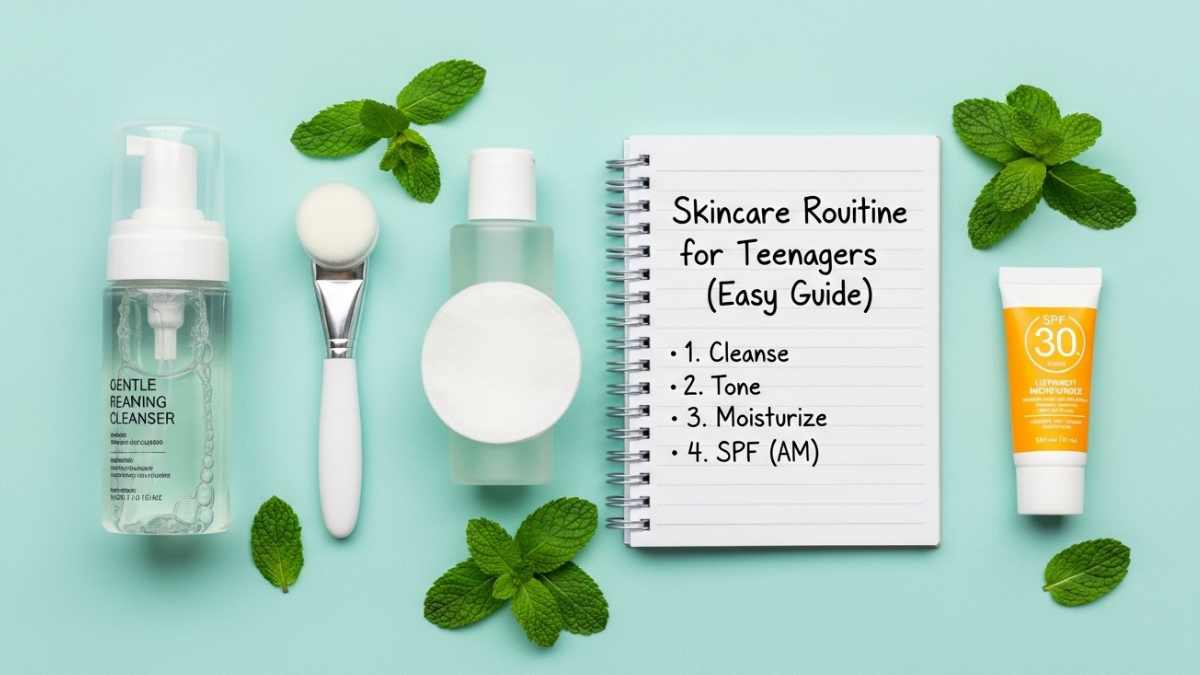 Skincare Routine for Teenagers (Easy Guide)