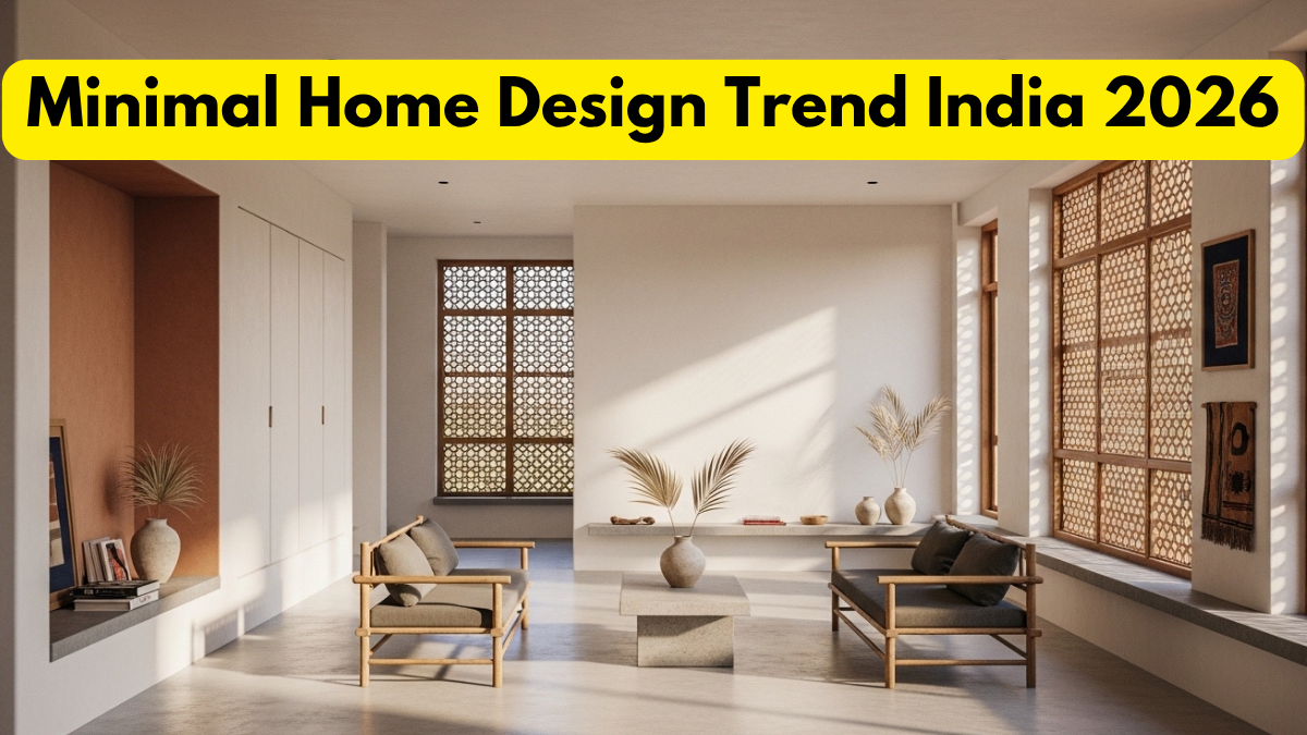 Minimal Home Design Trend India 2026