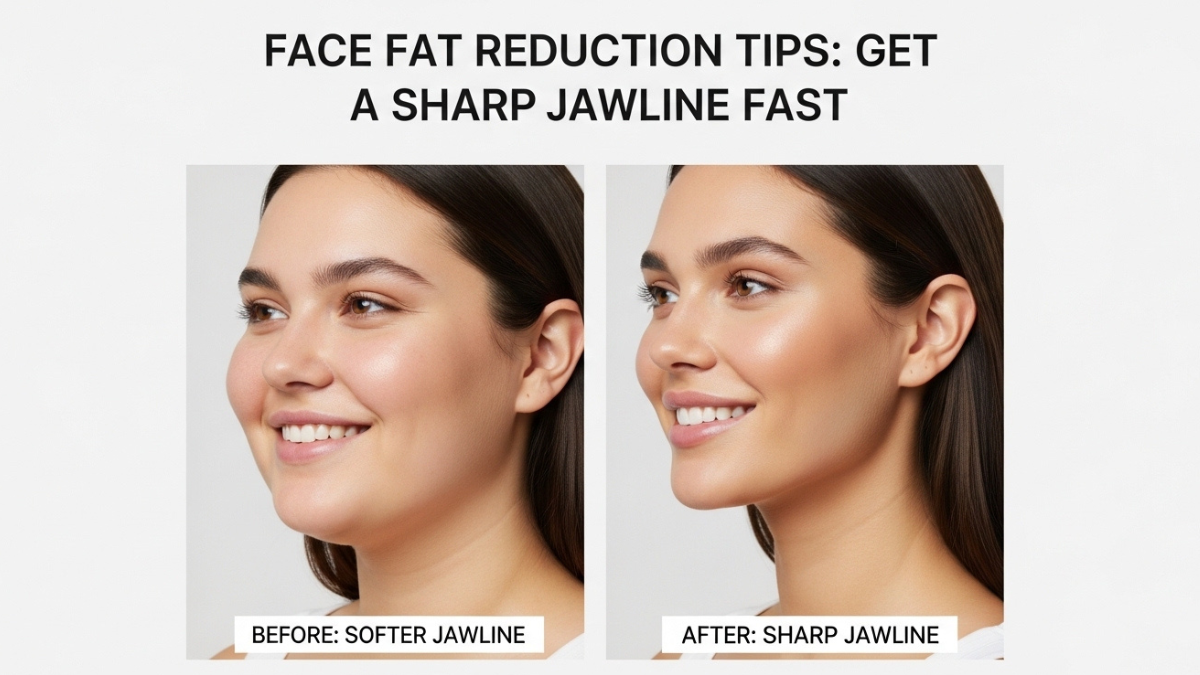 Face Fat Reduction Tips: Get a Sharp Jawline Fast
